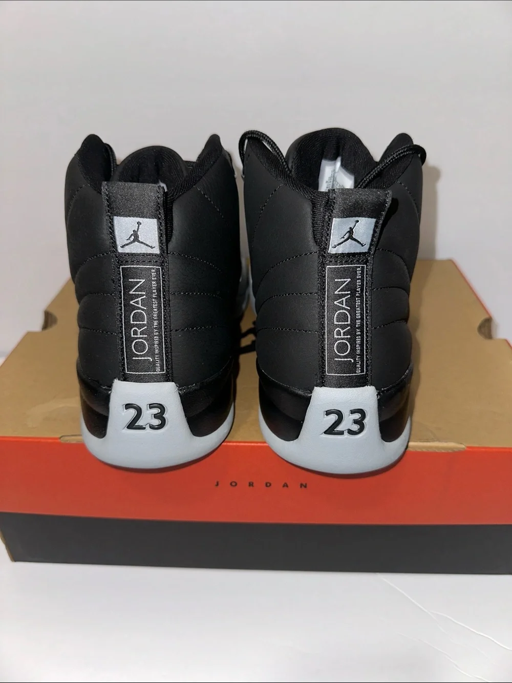 Jordan Men’s High-Top Sneakers in Black and Gray